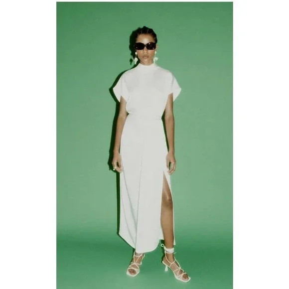 DRAPED SATIN SKIRT BNWT Size XL - Picture 8 of 8